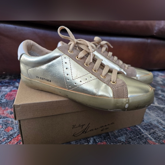 Gold Sneakers - Picture 1 of 6